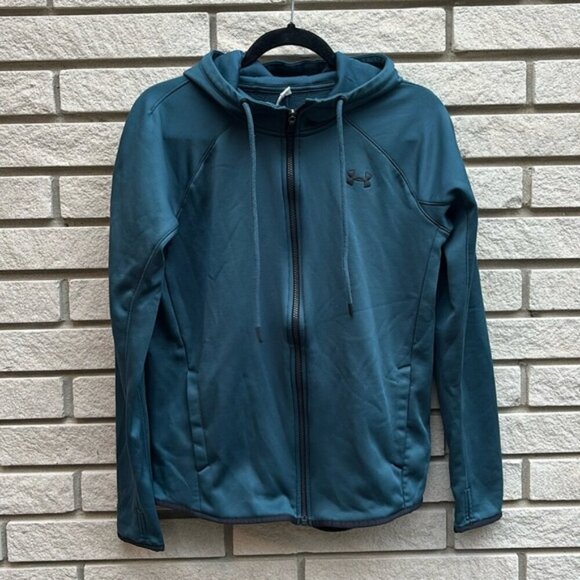 Under Armour Full Zip Hooded Sweatshirt Sz S - Picture 1 of 9